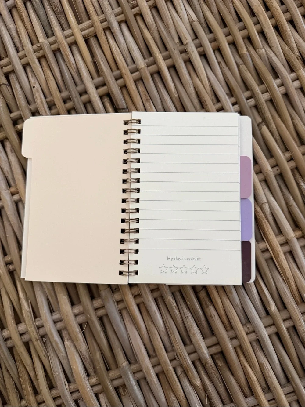 Flying Tiger Copenhagen- 'Wham Bam I Am A Plan Fan' small notebook w dividers